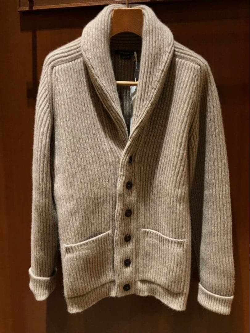 【こーちゃん様】Begg x Co カシミヤローゲージショールカラーカーディガン