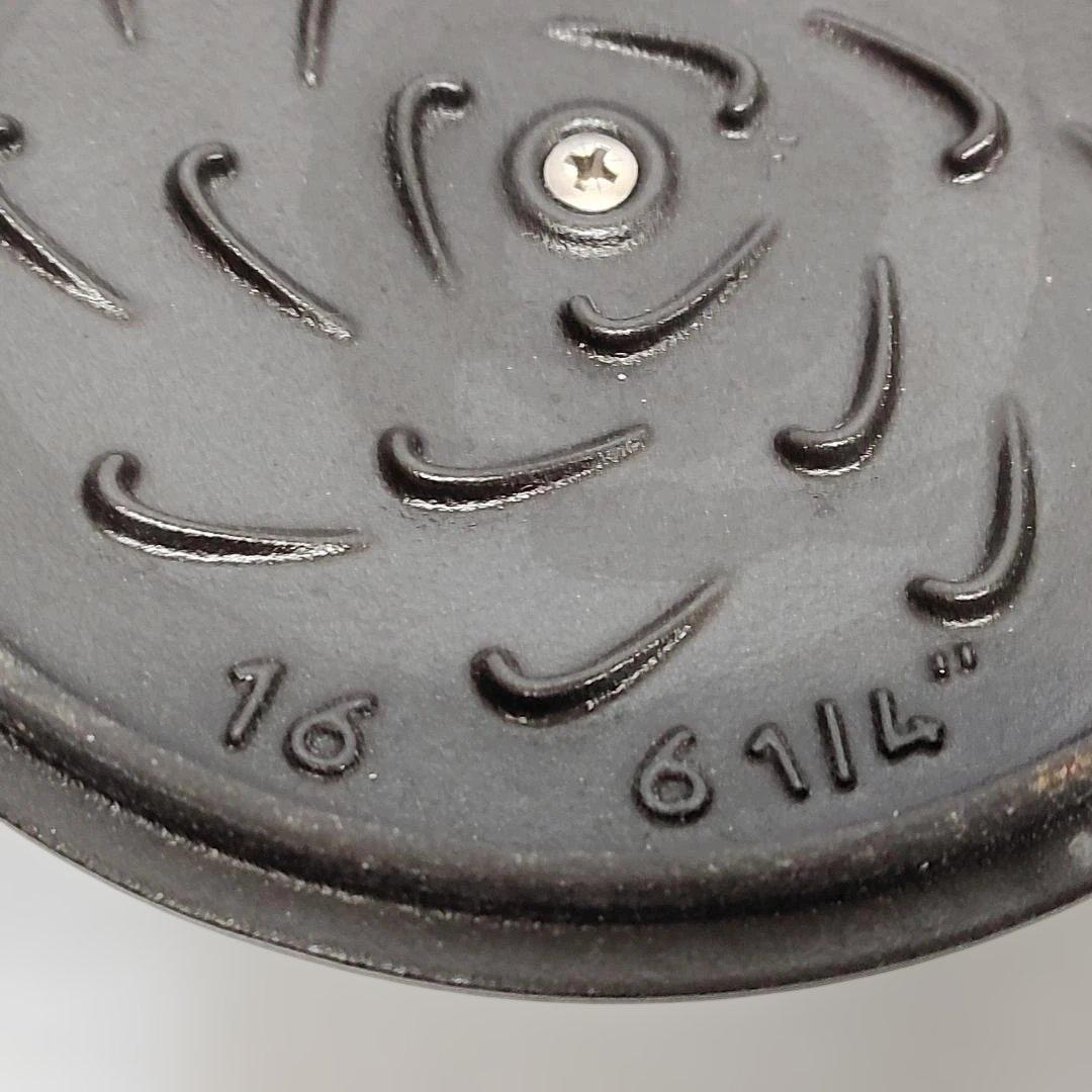 STAUB ストウブ Wa-NABE 16cm ブラック フランス製 m1457