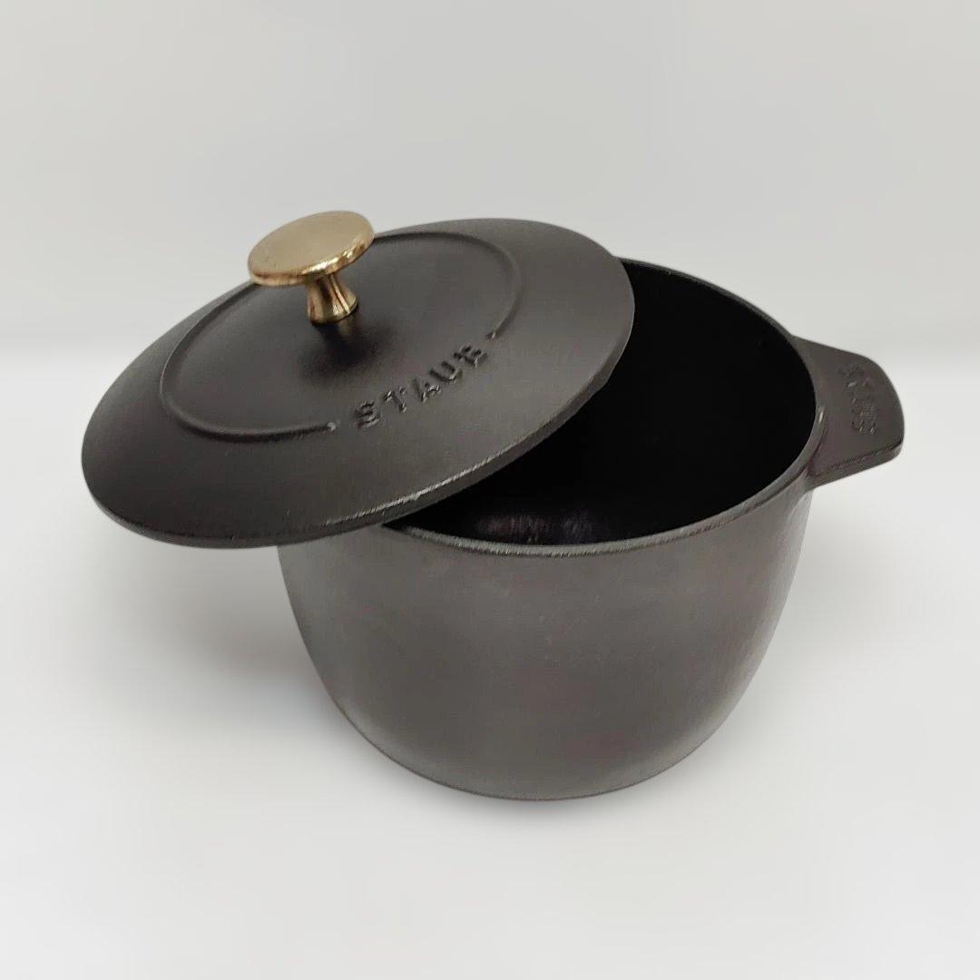 STAUB ストウブ Wa-NABE 16cm ブラック フランス製 m1457