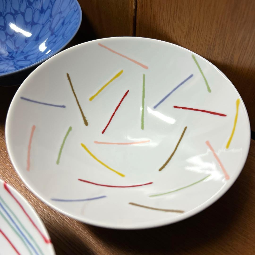 白山陶器　平茶碗　4枚セット