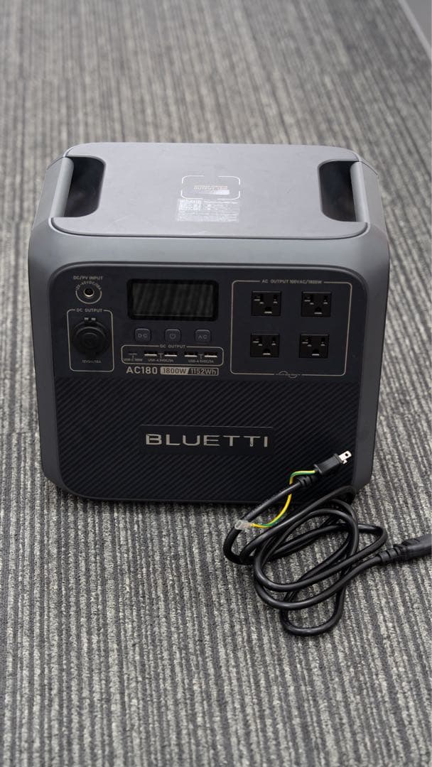bluetti ac180 ポータブル電源　1152Wh