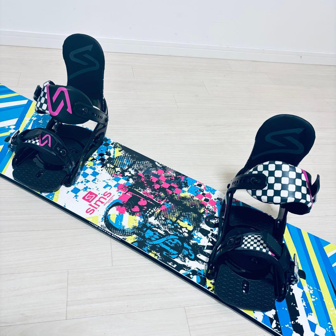 SIMS スノーボード ビンディング付き レディース 初心者向け