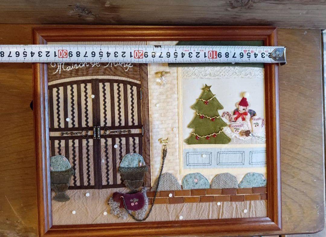 超希少　マニー　Many　クリスマス　コラージュ　パッチワーク　フレーム