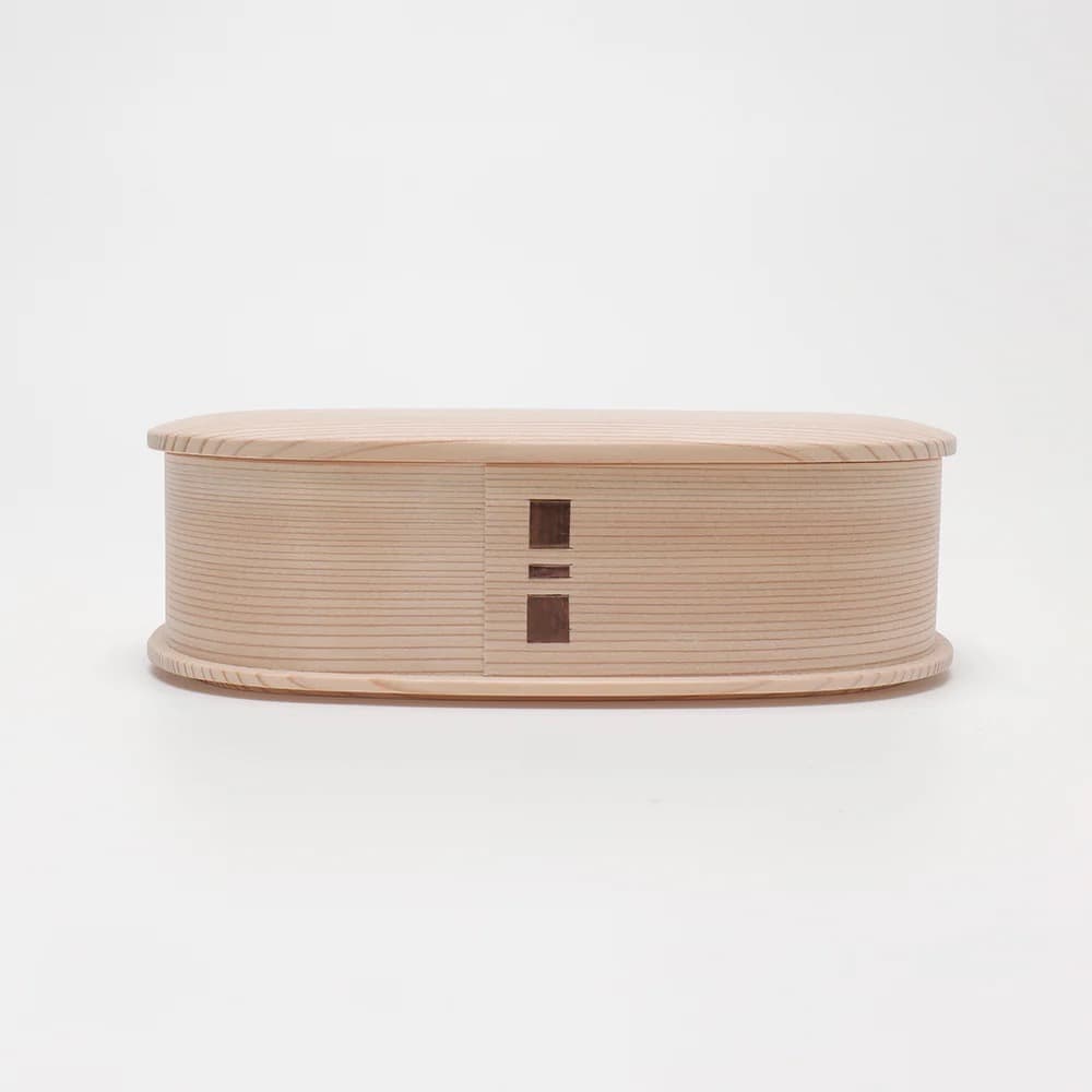 柴田慶信商店　手の平弁当箱　2個セット　上げ蓋　被せ蓋　入れ子可能