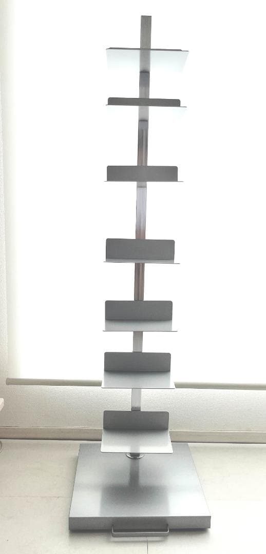 足立製作所 Tsum_dock ブックタワー ハイタイプ 8段 キャスター付