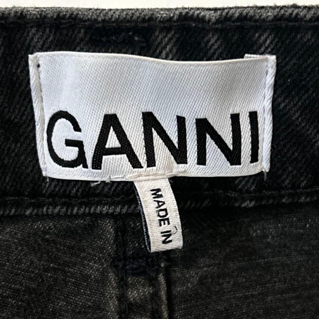 美品✨GANNI MAGNY ブラック ストレートデニム トゥモローランド