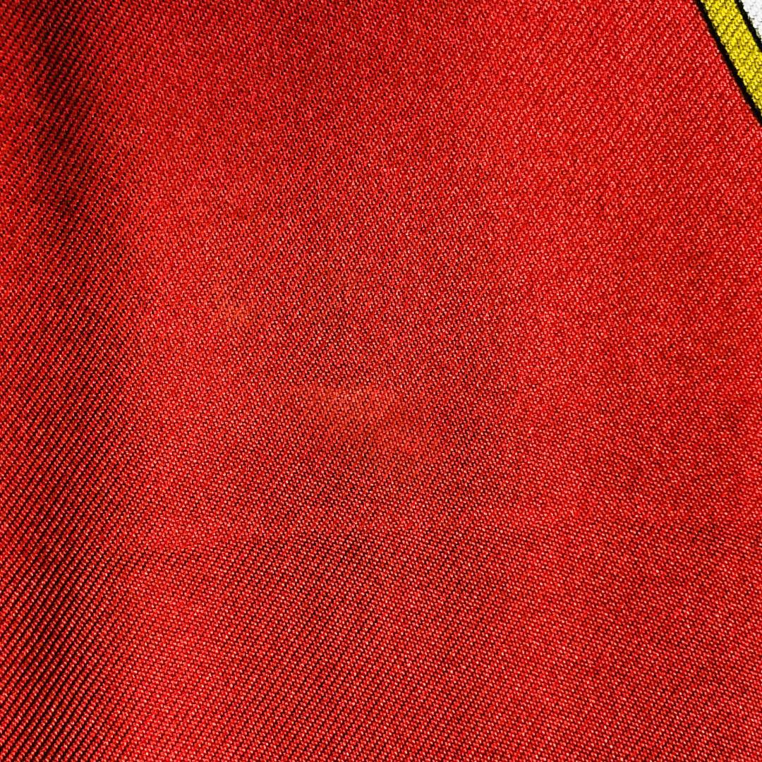 HERMES エルメス カレ90 スプリングス レッド系 スカーフ タグあり