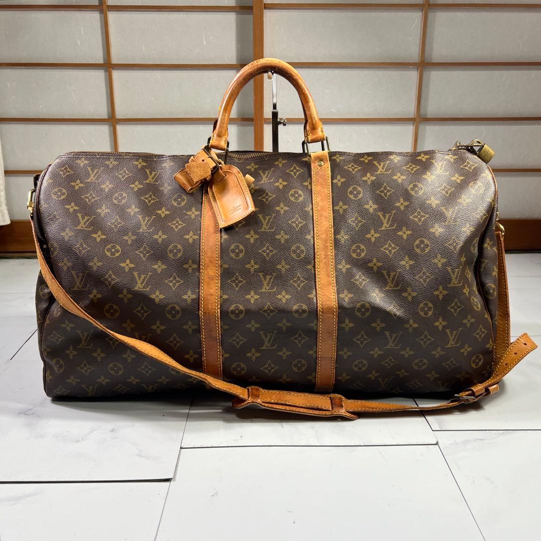 LOUIS VUITTON キーポル バンドリエール60 モノグラム ボストン