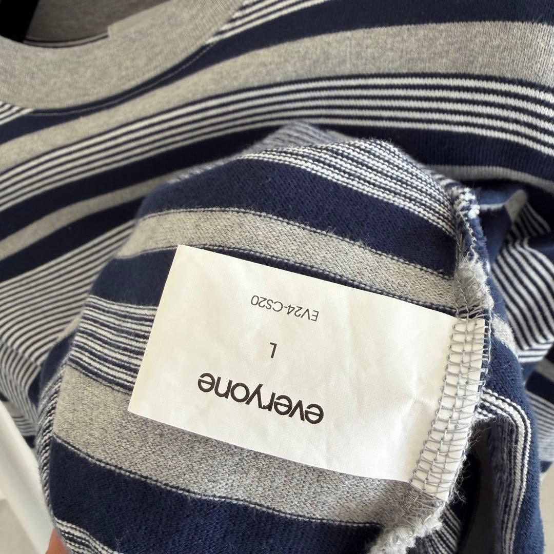 トップス everyone border long sleeve tee shirt