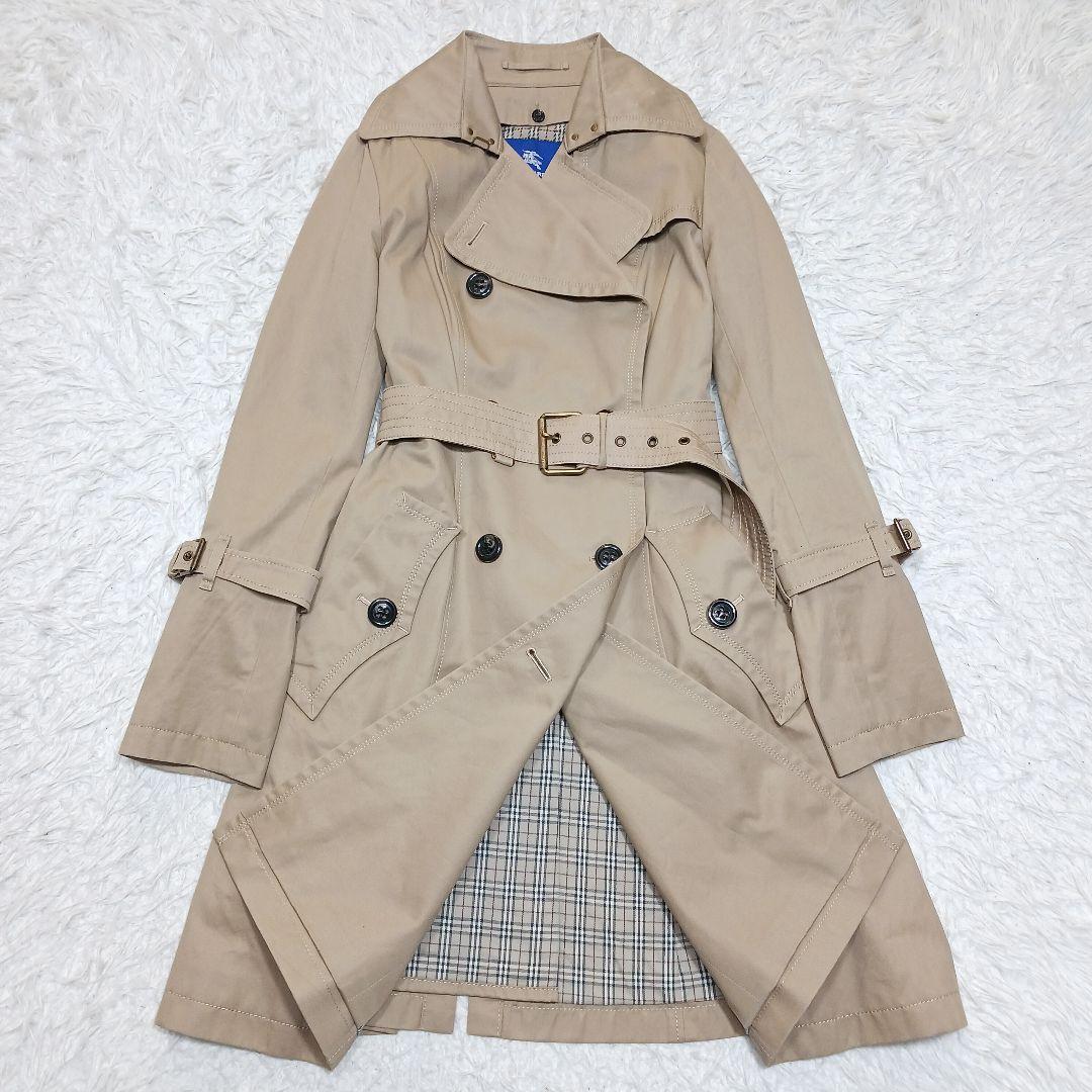 ✨極美品✨バーバリーブルーレーベル　トレンチコート　ノバチェック　ライナー　38