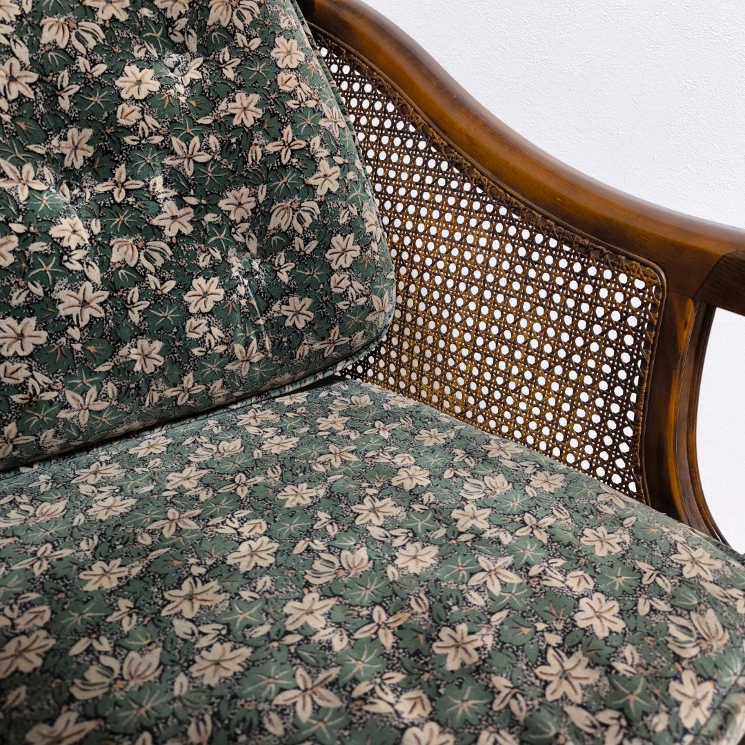 カリモク　コロニアル　一人掛けソファ　シングルソファ