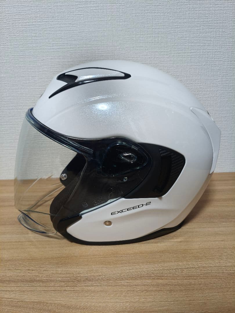 OGK Kabuto EXCEED-2 パールホワイト　ジェットヘルメット