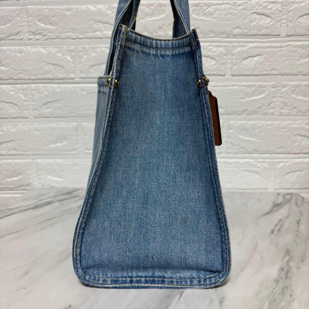 COACH コーチ　カーゴトートバッグ　デニムバッグ　26 2way トート