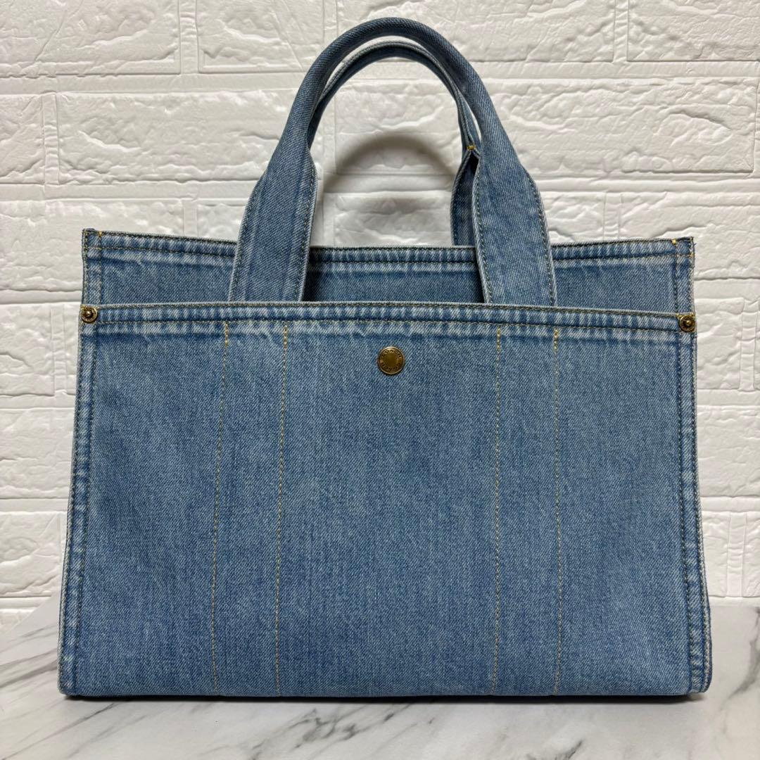 COACH コーチ　カーゴトートバッグ　デニムバッグ　26 2way トート