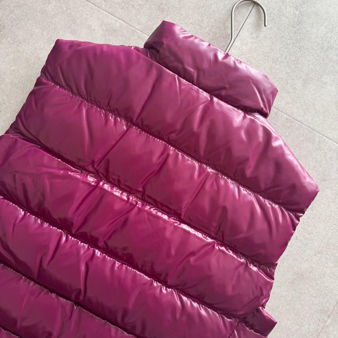 モンクレール　GHANY　ガーニー　ダウンベスト　紫　2　タグ　ロゴワッペン