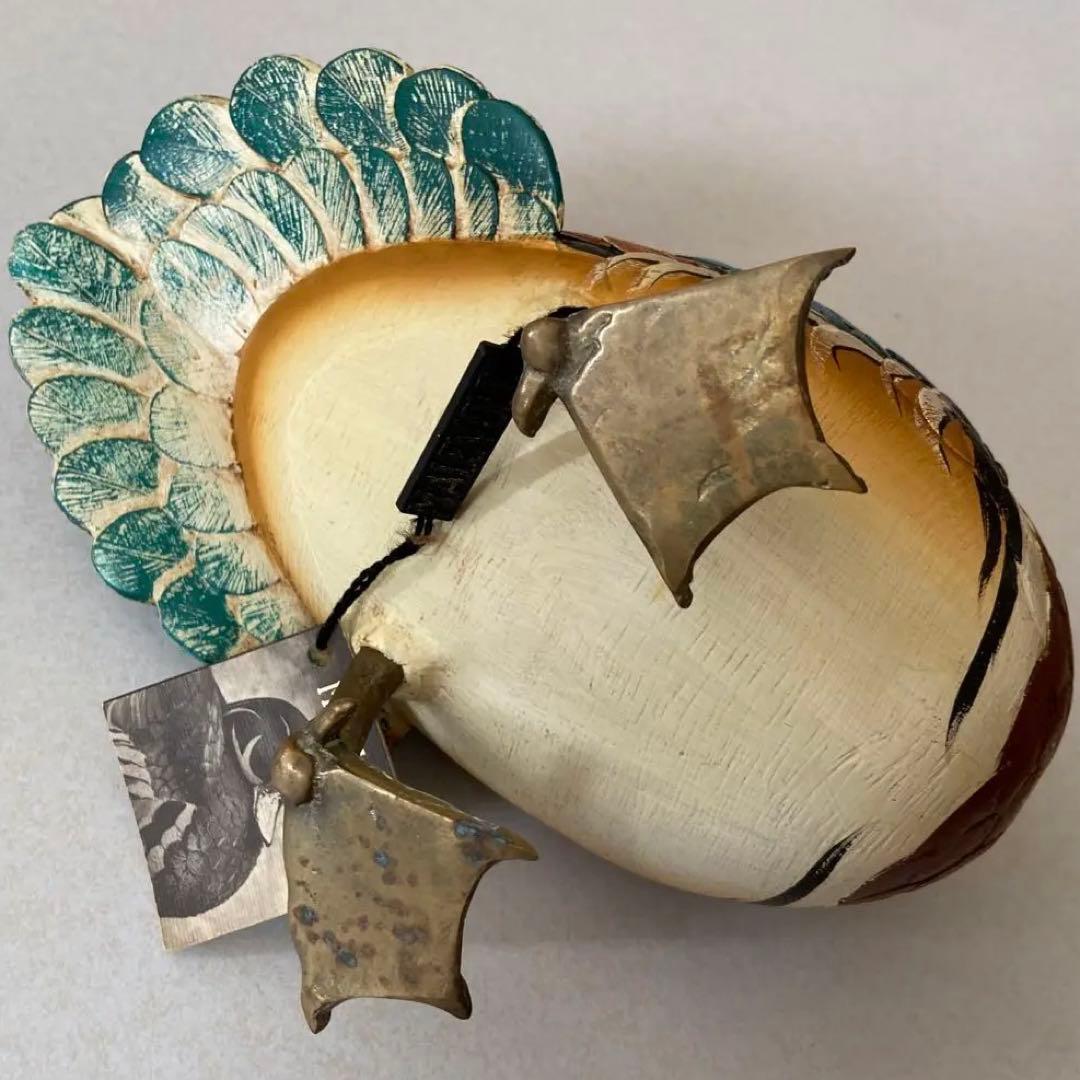 【ELLI MALEVOLTI 】エリー・マレヴォルティ・イタリア・手彫り・鴨