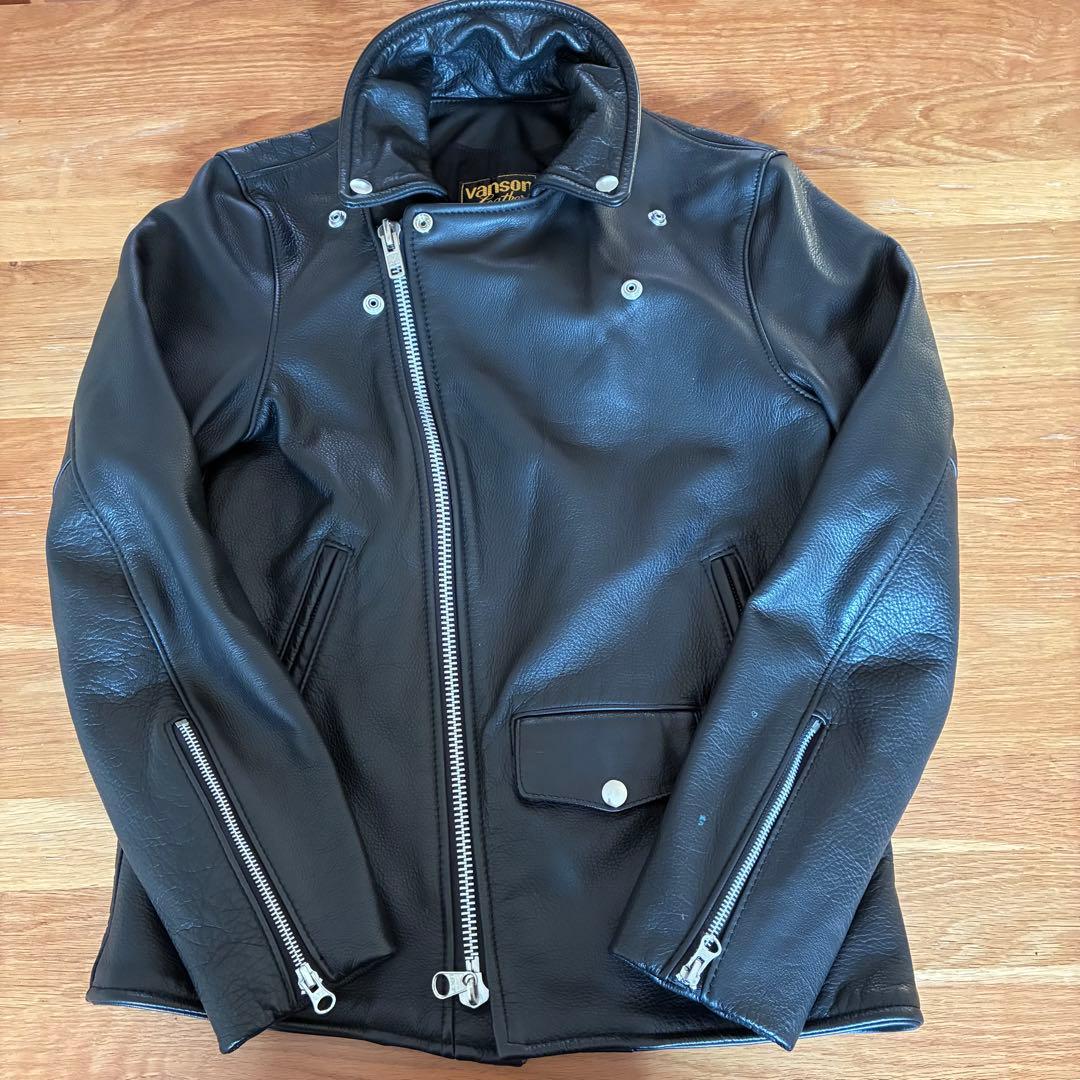 春*の様 【週末限定価格！】Vanson USA製 C2R ダブル ライダースジ