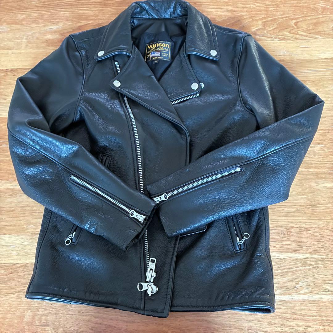 春*の様 【週末限定価格！】Vanson USA製 C2R ダブル ライダースジ