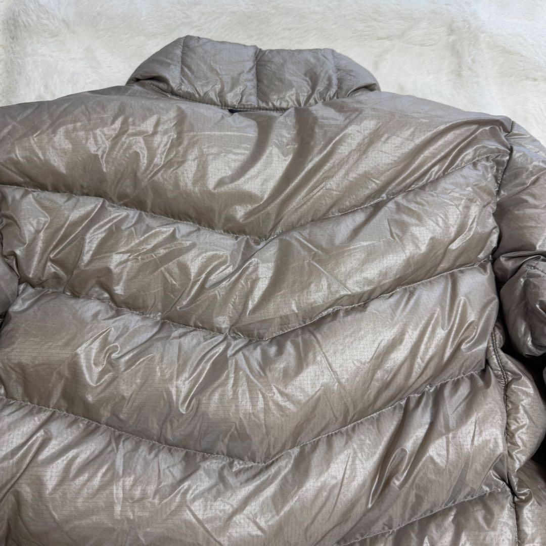 Columbia 00s puffy jacket ベージュLドローコード短丈