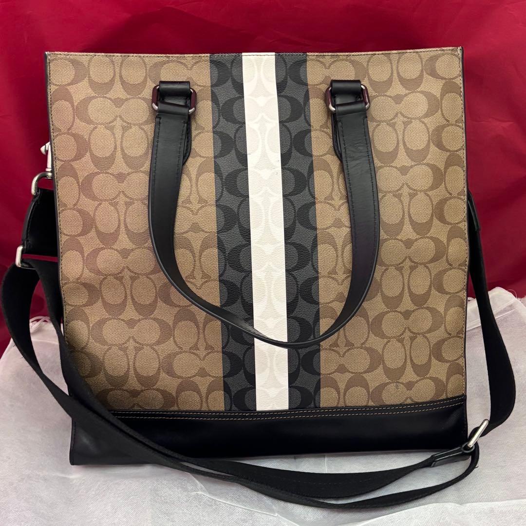 coach☆シグネチャー2wayトートバッグ