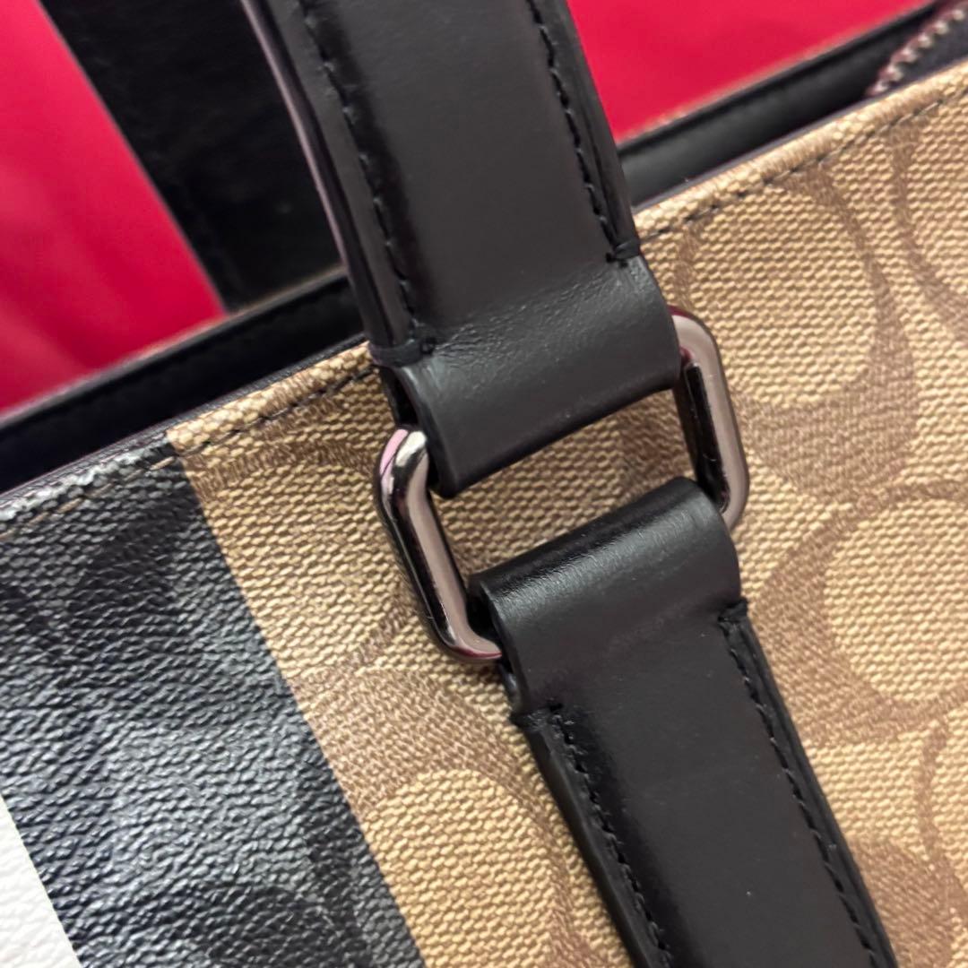 coach☆シグネチャー2wayトートバッグ