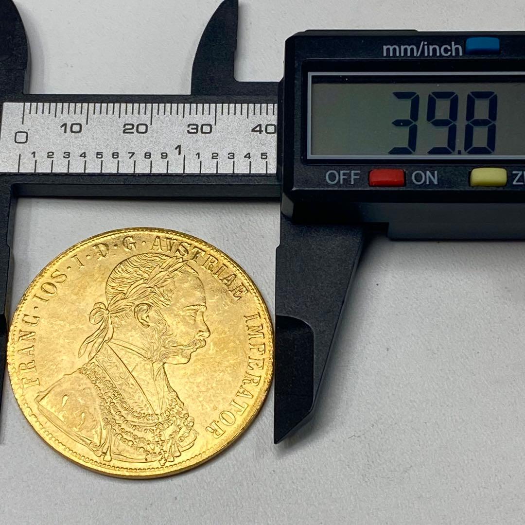 海外古銭　オーストリア　ダカット　双頭の鷲　　1915年