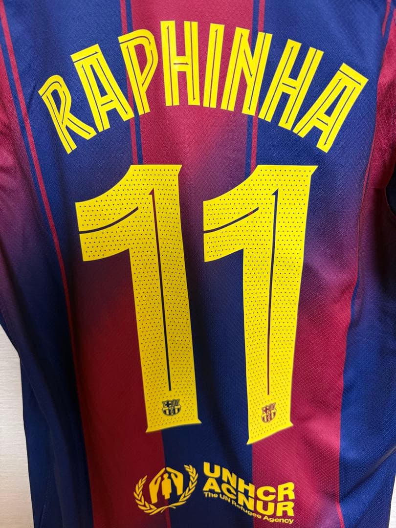 FCバルセロナ ラフィーニャ11 Mサイズ ホームユニフォーム