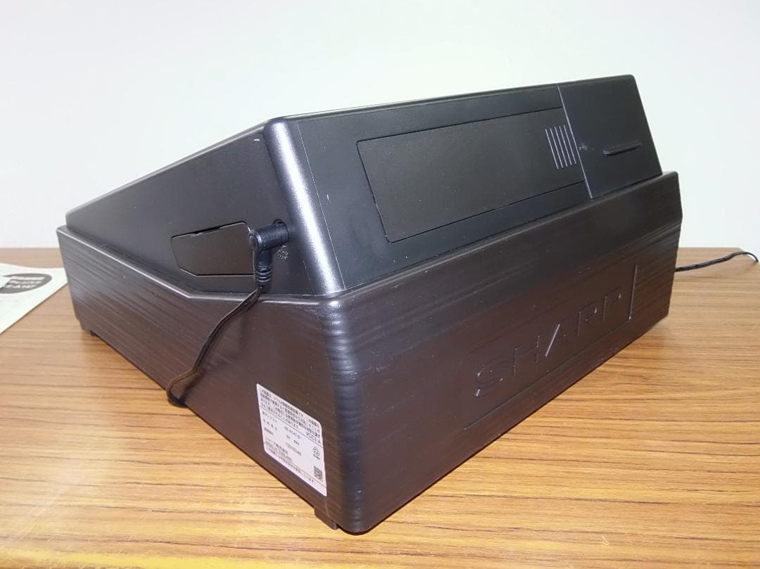 SHARP XE-A147-B ブラック 2021年製 レジスター　250422