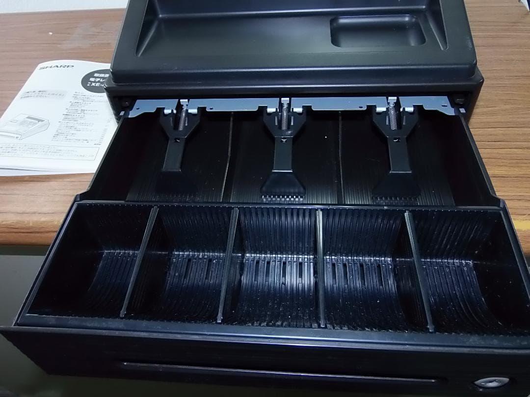 SHARP XE-A147-B ブラック 2021年製 レジスター　250422