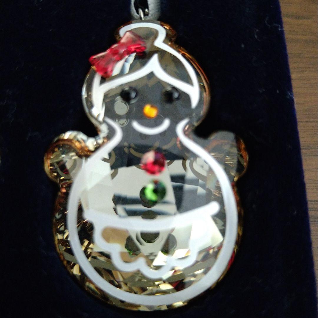 新品スワロフスキー　クリスマス　ジンジャーブレッドマン　オーナメント