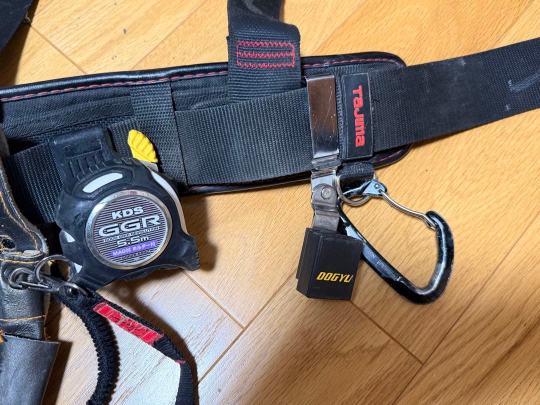 腰道具一式 新品KDS GGR 5.5mスケール&安全帯付き ベルト類タジマ