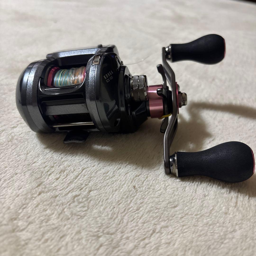 シマノ13ステラSW6000PGとダイワ紅牙ICS103右巻きのセットになります
