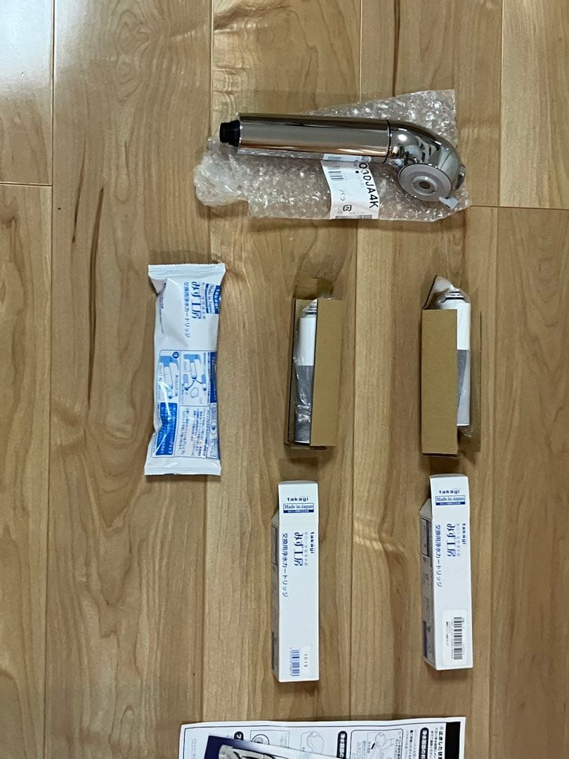 タカギ　浄水器本体➕高除去&濁りフィルター3個セット