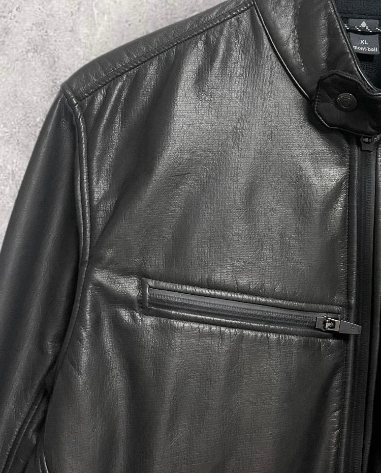 モンベル GORE-TEX レザージャケット 廃盤 ビエントクロス ジャケット