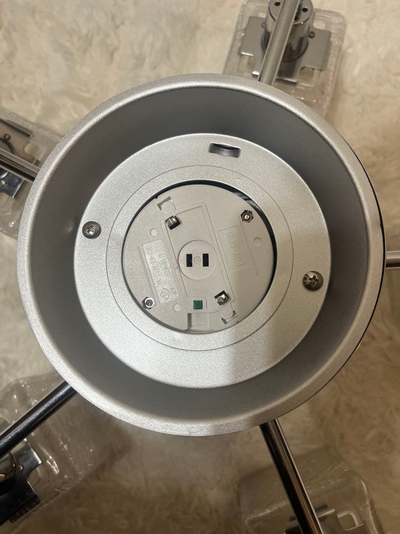 【廃盤】【極美品】 キシマ アンティーク風 5灯 シーリングライト クリア