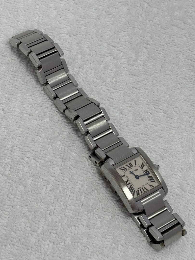 【美品】カルティエ タンクフランセーズ SM クォーツ【2384】【稼働品】
