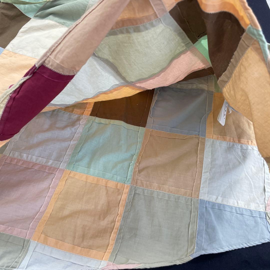 MARNI/マルニ、サスペンダーラップスカート、パッチワーク巻きスカート、42