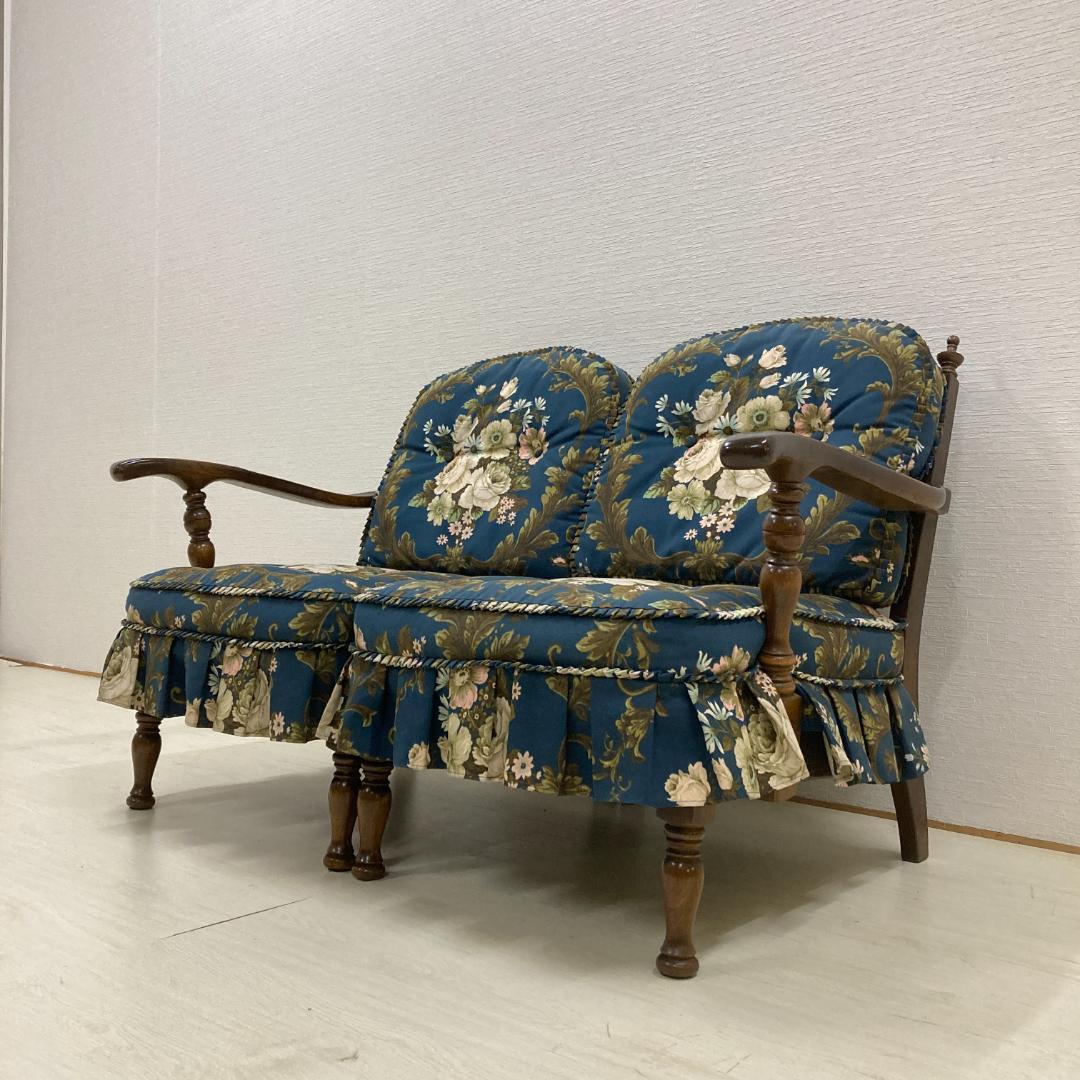 【飛騨産業】キツツキ　穂高　2人掛けソファ　セパレート