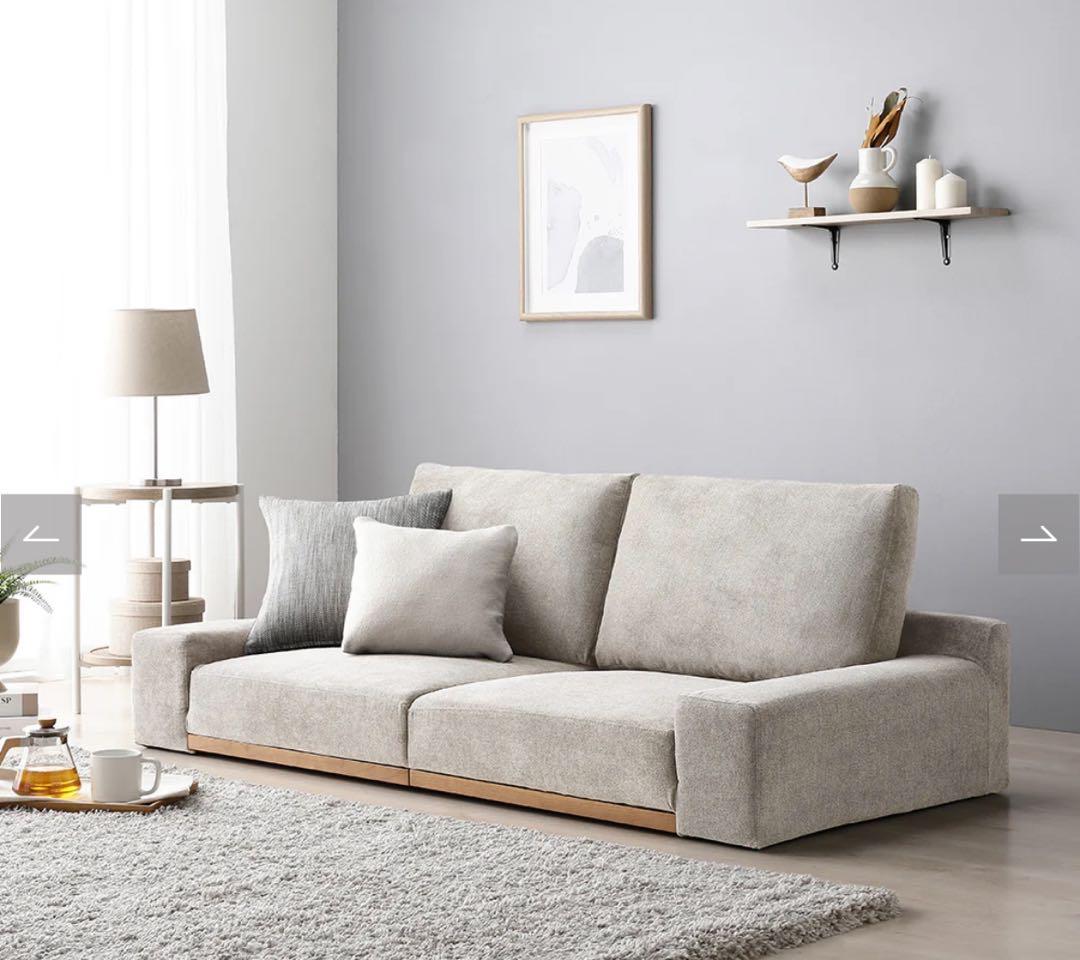 @RUNさん専用 RASIKローソファOlson オルソン160cm グレージュ