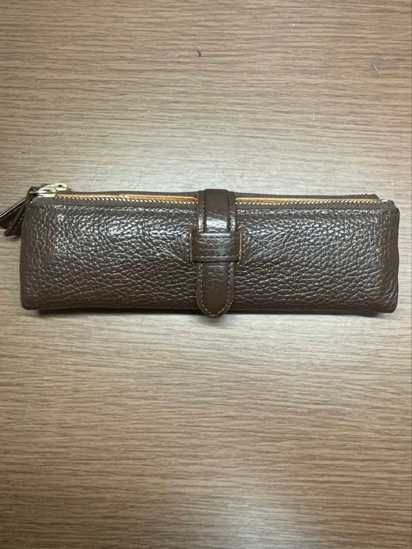 c company ルポペンケース ダークブラウン 筆箱 レザー