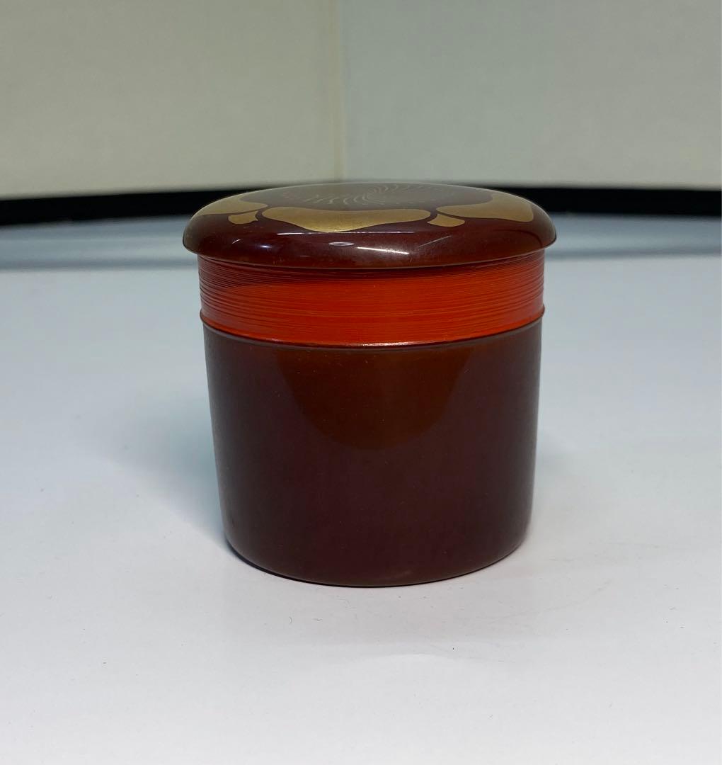 【茶道具】辻石斎造　梅蒔絵　竹金輪寺