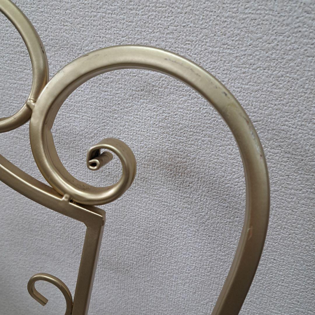 9*6様 ♡A&B  折り畳み式アイアン Gold ダイニングChair