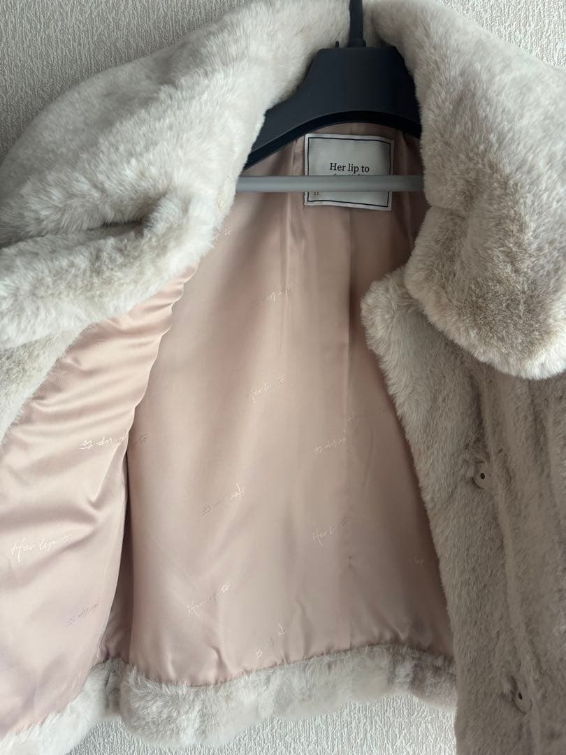 ジャケット・アウター Her lip to Winter Love Faux Fur Coat
