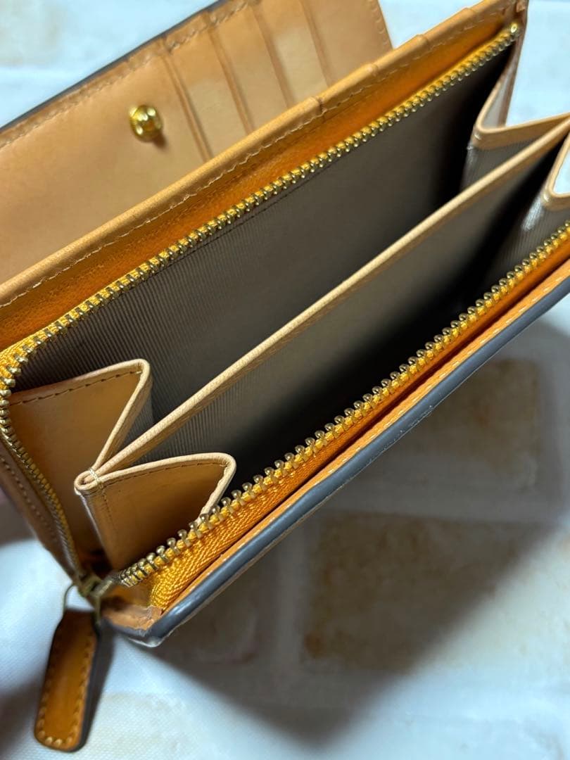 allegro 本革 財布 メンズ 二つ折り 小銭入れ アレグロ