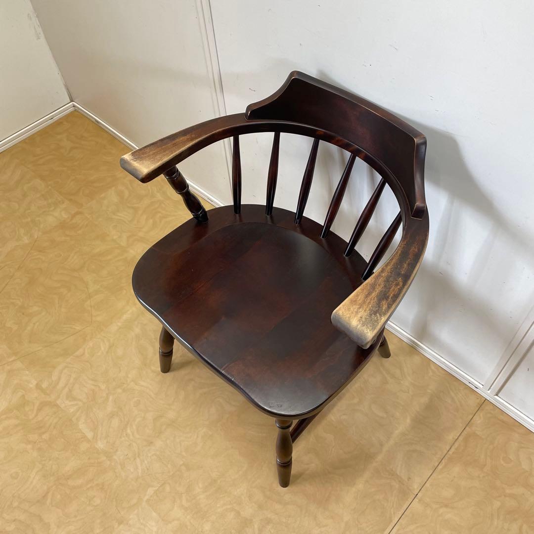 北海道民芸家具 アームチェア② キャプテンチェア ウィンザー 椅子 チェア イス