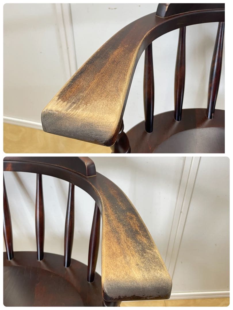 北海道民芸家具 アームチェア② キャプテンチェア ウィンザー 椅子 チェア イス