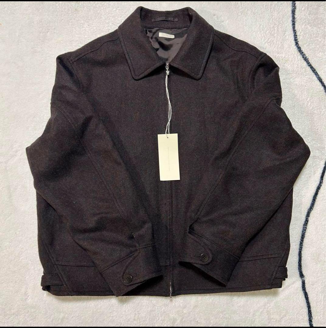 【新品未使用】LIDNM☆ブルゾン　シェットランド☆M☆ブラウン