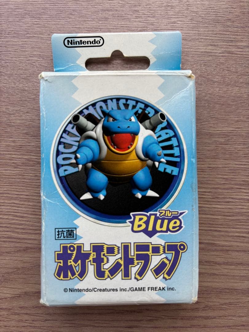 ポケモントランプ Blue カメックス　青　初期　任天堂