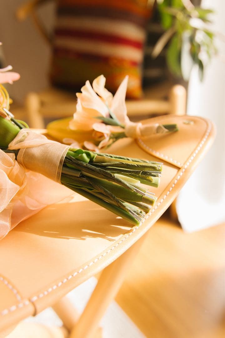 【完売品】NABANA flower ウェディングブーケ＆ブートニア テラコッタ