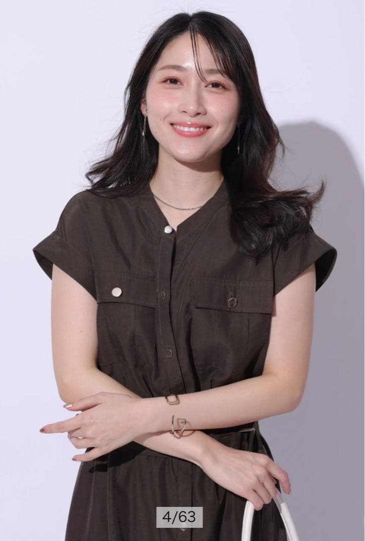 美品❣️アプワイザリッシェ　金釦ワークワンピース